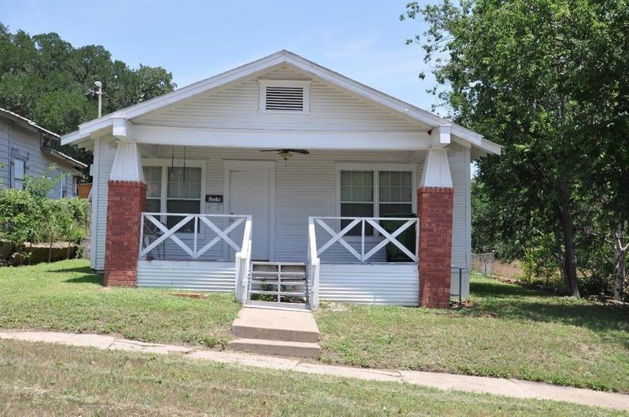 The property has 2 bedrooms, one bathroom , open living and dining area. Has been used as rental property for years. The house does need some TLC.