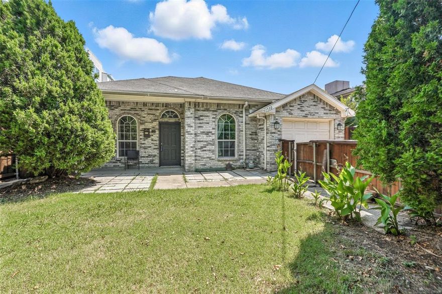 This charming property features three bedrooms and two bathrooms, along with a spacious private yard that includes three large sheds in the back, offering great potential. It is conveniently located just minutes from downtown Dallas, an area experiencing significant development with new construction and renovations nearby. This brick home is being sold for its land value. Don't miss out—come and check it out!