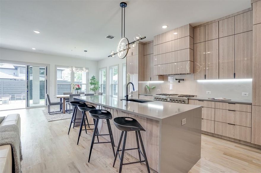 SELLER FINANCE IS AVAILABLE!  
BE THE ONE to live in this stunning, modern, and luxurious home on a private 0.17-acre lot in Midway Hollow, situated in Dallas' exclusive Private School Corridor, proudly built by BPV Homes. This home features an exciting transitional design with a brilliant, open floor plan that flows effortlessly from room to room. The first floor is anchored by a chef's kitchen, overlooking both the formal dining area and the living room. It seamlessly connects to the outdoor patio—creating the perfect environment for entertaining and an ideal indoor-outdoor living experience.

The private primary bedroom suite offers a spa-like retreat featuring a luxurious shower, dual vanities, a freestanding tub, an oversized closet, and convenient access to the laundry room. Additionally, the first floor includes a home office, a separate guest room with an ensuite bathroom, and a half bath for added convenience.

Upstairs, you’ll find a spacious loft, a dedicated media room, 3 additional bedrooms, and an extra office, bonus, or gym room—ample space for everyone to enjoy this beautiful home.