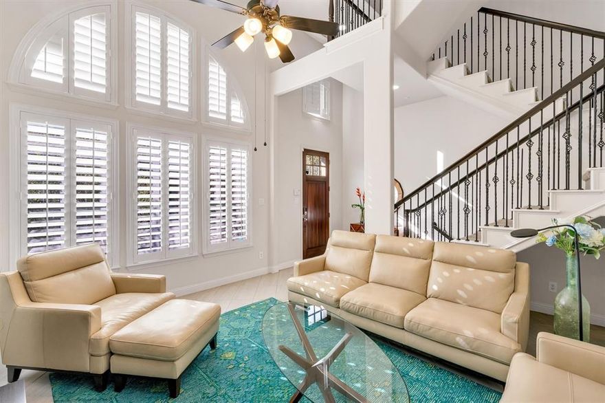 Refined, sophisticated living experience. Stunning interiors, exceptional European style furnishing, unparalleled service. 
Be the ONE to experience this extraordinary lifestyle! Walking distance to Shop of Legacy fine shops, boutiques, and divine dining venues.
This home features 2 living areas, an open kitchen with a large island, granite countertops and stainless-steel appliances, a gas cooktop, a den with a fireplace, and a balcony off the dining area. Oversized master bedroom with 2 walk-in closets, large walk-in shower, double vanity with quartz countertops, and garden tub. Fresh neutral paint and new carpet; modern tiles, faucets, and light features throughout the home. Walk in, hang your clothes, and enjoy. Pets are welcome. Included: ALL appliances, furniture, home goods, including linens, utensils, flatware and small kitchen appliances; WiFi, electric, gas, water, and trash.