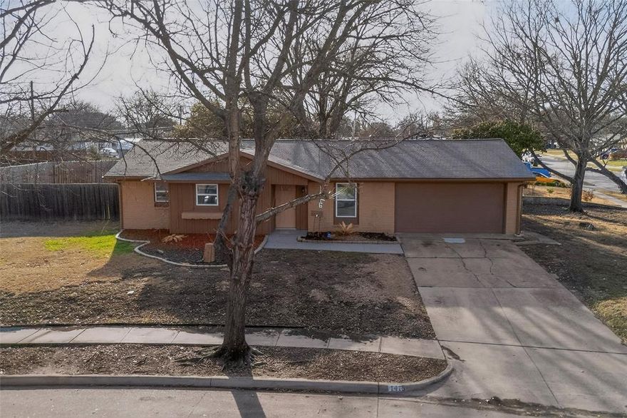 Completely remodeled and move-in ready, this premium corner-lot home in Plano offers a rare and versatile floor plan designed for modern living. Featuring 3 spacious bedrooms plus a flex bonus room that is ideal for a home office, gym, playroom, or potential 4th bedroom. This home easily adapts to your lifestyle.

Enjoy top-to-bottom upgrades, including new flooring throughout, fresh interior paint with modern texture, and a newly added full bathroom, adding significant value and functionality. The bathrooms provide a spa-like experience with rainfall shower heads and body spray systems, bringing everyday luxury into your home.

Situated on an **oversized corner lot that is larger than most properties in the area** this home stands out with added privacy, enhanced curb appeal, and abundant natural light. The expansive lot offers ample space for large trucks, multiple vehicles, or future expansion opportunities, making it especially attractive for investors, business owners, or buyers seeking flexibility and long-term potential (subject to local regulations).

Perfect for first-time buyers, growing families, or investors, this property delivers a rare combination of style, space, function, and location. Don’t miss this unique opportunity and schedule your showing today! All square footage and room dimensions are approximate and may have been rounded down. Buyers are encouraged to verify independently.

*Fully Remodeled *Move-in Ready *Bonus Room-Flex Space *Potential 4th Bedroom *Added Full Bathroom *Luxury Spa-style Showers *Oversized Corner Lot *Room for Trucks, Extra Parking, or Future Expansion *Modern