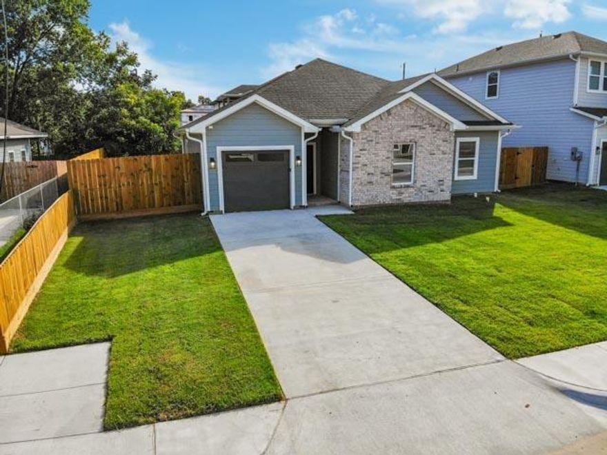 Welcome to this beautifully built 4-bedroom, 2-bath home located in the historic Mill City neighborhood. Nestled in vibrant South Dallas, this property offers unmatched proximity, long-term equity, and tremendous opportunity. Just minutes from Fair Park—future site of the 2026 World Cup—and with quick access to I-45 and I-30, getting around the city is a breeze. While most comparable 3- and 4-bedroom homes in the area are priced above $300K, this home offers potential instant equity, making it an ideal choice for buyers who've found homeownership just out of reach. There are 3 other homes with this floor plan being framed in the same area. Inquire with Agent. House included refrigerator, stove, microwave and dishwasher.  No downpayment with preferred lender Cornerstone Home Lending and no mortgage insurance for qualifying buyers.

See additional documents for preferred lender information, warranty, DHAP program details, and other grant opportunities.