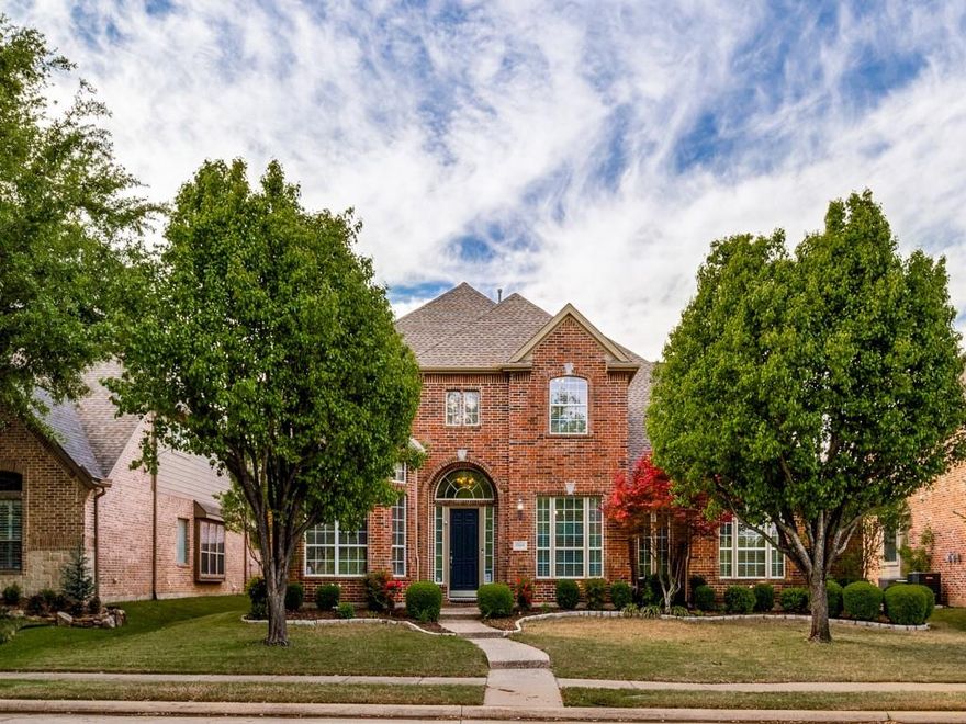 Premium Park-Front Living in the Heart of Plano!  Welcome to this beautifully updated 4-bedroom, 4-bath home with a dedicated office. Perfectly positioned on one of the best park-facing lots in the community, this home delivers serene views, direct access to walking trails, and an unmatched sense of openness and privacy.  Designed for both everyday living and entertaining, the home features multiple living areas including a spacious family room, formal living, game room, and a dedicated media room—ideal for gatherings of all sizes. The private office showcases built-in wood bookshelves and includes an adjacent full bath, offering flexibility to easily convert into a 5th bedroom if desired.  
Upstairs, you’ll find 3 spacious bedrooms, 2 full bathrooms, which includes a Jack-and-Jill bath connecting two bedrooms, along with upgraded showers and flooring, providing both comfort and modern appeal for family or guests.  
Recent upgrades make this home truly move-in ready, including fresh interior and exterior paint, upgraded carpet. An enclosed driveway, with motorized gate, and a 8-ft cedar privacy fence offers security, privacy, and everyday convenience.  Spacious utility room with built-in cabinetry and sink adds convenience and functionality.
Extended 3 car Garage offers ample space for vehicles, storage, or hobbies, and includes epoxy-coated garage flooring and a Tesla charger for convenient at-home EV charging. Enjoy outdoor living with a covered patio and private backyard,  Additional highlights include walk-in, fully built-out attic storage area, providing exceptional space and organization rarely found in homes of this size.  Located in a highly desirable West Plano neighborhood of Cambridge Place, with top-rated schools, this home combines location, space, and upgrades, a rare opportunity for buyers seeking both comfort and lifestyle.
Don’t miss your chance to own one of the best-located homes in the community!