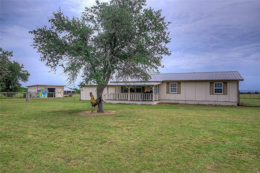 Bring the horses! Check out this Charming property in Lone Oak ISD! The property features a Country Home that has been recently updated with a walk in tub & tankless water heater and hot water plumbed to the outside of the house. Dont miss the chance to sit out on the screened in back porch and look at the wide open land behind you. There are separate pastures for horses, 2 barns, tack room that all have electricity, RV Spot with hookups, property is fenced and crossed fenced with pipe and wire. Dont miss out on seeing this one! It will check all of the boxes!