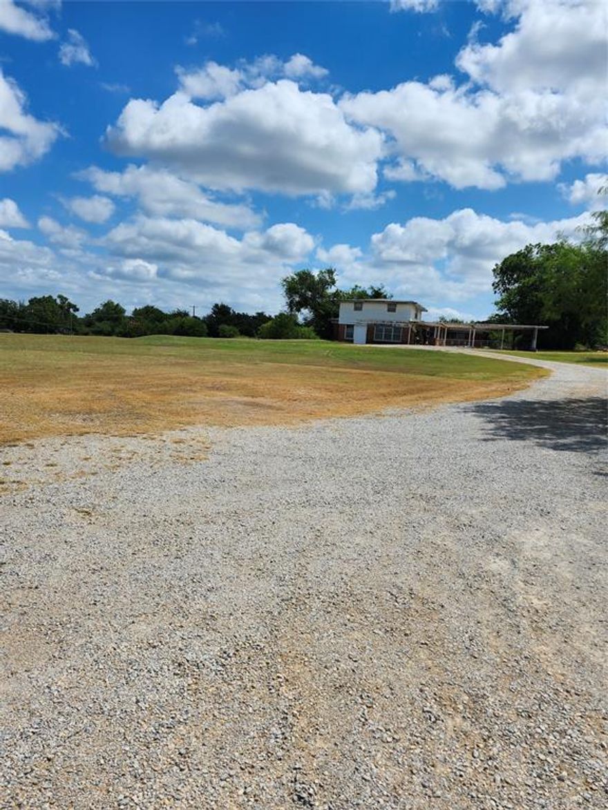 Are you looking for acreage in the city limits to build your dream home?  This 4.45 acre tract is the perfect plot for country living in town.  The house on site is most likely a total tear down which gives you the opportunity to make the place yours. City sewer, and water well. Survey is available.  Buyer will be responsible for fencing lot. Deed restrictions to include no mobile homes.