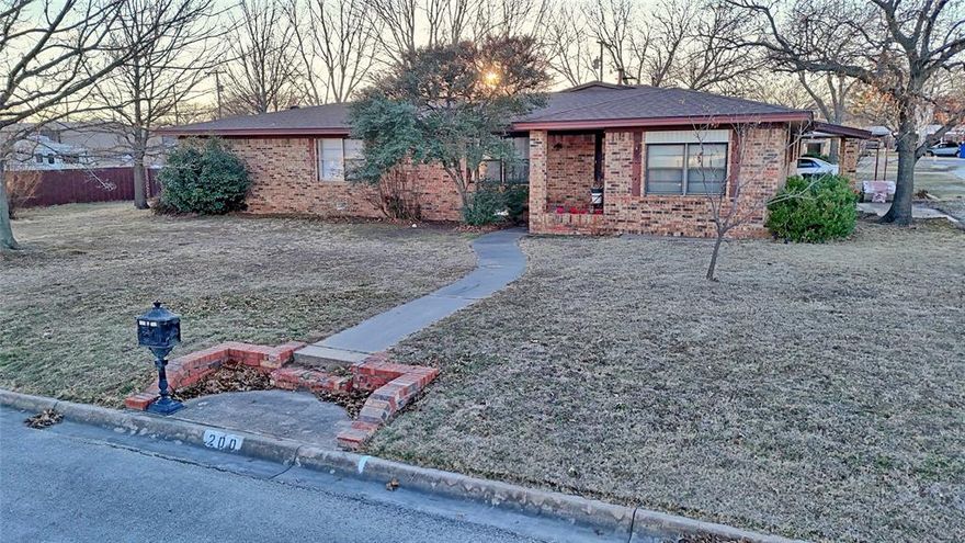 This property is occupied, so please allow 24 hour notice to agent for appointments. 

Welcome home! Nestled in a tranquil neighborhood, this stunning 3-bedroom, 2-bath gem offers both comfort and style, making it the perfect sanctuary for families and entertaining alike. The home boasts two expansive living areas, allowing for versatile use—perfect for family gatherings or cozy movie nights. The well-appointed eat-in kitchen provides a warm gathering space for family meals and features amenities to inspire your culinary adventures.

Retreat to the master bedroom, which features two generous walk-in closets catering to all your storage needs. The ensuite bathroom showcases elegant marble vanities and a soothing bathtub, enhancing your everyday relaxation. Enjoy the warmth of a gas fireplace in the living room, perfect for creating a cozy atmosphere during cooler months. The home also features a newer roof (only 2 years old) and recently replaced gas lines, ensuring peace of mind and energy efficiency.

With plentiful storage throughout the house and three additional sheds in the backyard, you'll never be short on space for your belongings. The exterior is equally impressive, featuring lush St. Augustine grass, vibrant crepe myrtles, and majestic pecan trees that provide a lovely backdrop. Step outside to the covered patio, an ideal space for entertaining guests or enjoying quiet mornings with a cup of coffee. This home not only offers spacious living and thoughtful design but also the serenity of a beautifully landscaped yard. Don’t miss the opportunity to make this exceptional property yours!