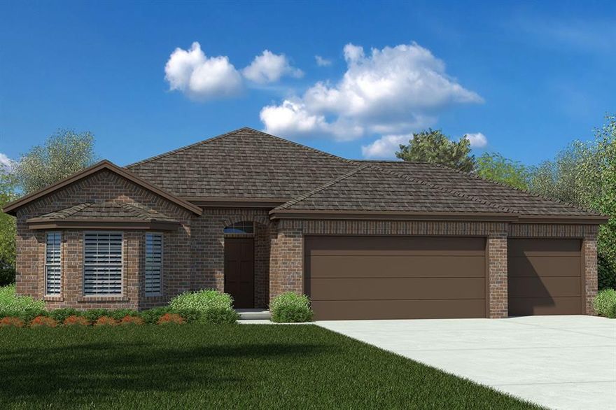 Now selling in D.R Horton's master planned Trails of Elizabeth Creek community in North Fort Worth and Northwest ISD! Spacious open concept single Story 4-2-2 Crownpoint Floorplan-Elevation C, with an estimated Summer completion. Large Chef's Kitchen with Quartz Countertops, Pendant lights, Stainless Steel Appliances with Gas Range, tiled backsplash, and walk-in Pantry. Spacious Living at the rear of the home and luxurious main Bedroom with dual sink quartz topped Vanity, garden tub, separate Shower, and walk-in Closet. Designer package including tiled Entry, Halls and Wet areas plus America's Smart Home Technology package. Quartz topped Vanity in second Bath. Mud bench, Front exterior coach lights, tankless Water Heater, covered back Patio, 6 ft fenced backyard, landscape pkg with full sod and Sprinkler System, and much more! Community Pool, Cabana, playgrounds, Tot Lot and Lazy River. Close proximity to Golf, DFW Airport, TMS, Tanger Outlet Mall, Restaurants, I-35W and HWY 114.