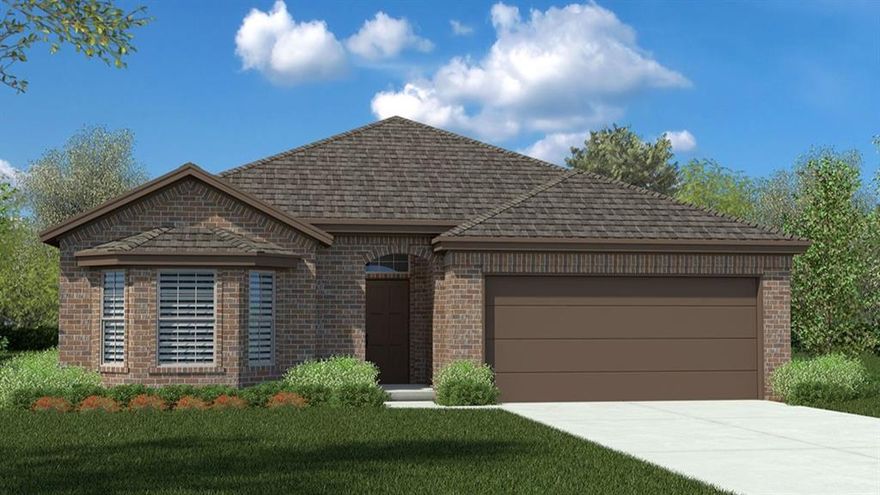 Now selling in D.R Horton's master planned Trails of Elizabeth Creek community in North Fort Worth and Northwest ISD! Spacious open concept single Story 4-2-2 Crownpoint Floorplan-Elevation C, with an estimated Summer completion. Large Chef's Kitchen with Quartz Countertops, Pendant lights, Stainless Steel Appliances with Gas Range, tiled backsplash, and walk-in Pantry. Spacious Living at the rear of the home and luxurious main Bedroom with dual sink quartz topped Vanity, garden tub, separate Shower, and walk-in Closet. Designer package including tiled Entry, Halls and Wet areas plus America's Smart Home Technology package. Quartz topped Vanity in second Bath. Mud bench, Front exterior coach lights, tankless Water Heater, covered back Patio, 6 ft fenced backyard, landscape pkg with full sod and Sprinkler System, and much more! Community Pool, Cabana, playgrounds, Tot Lot and Lazy River. Close proximity to Golf, DFW Airport, TMS, Tanger Outlet Mall, Restaurants, I-35W and HWY 114.