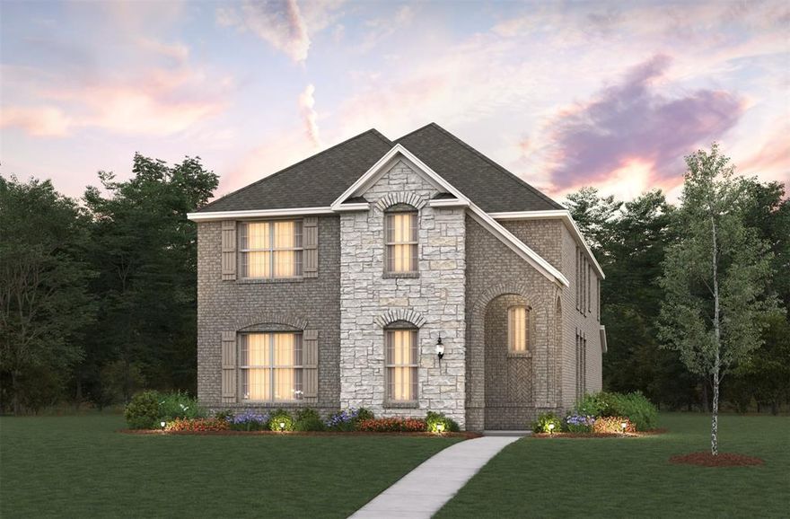 Step into the stylish two-story Fairfield plan, offering four bedrooms and three full baths. Delight in a well-appointed kitchen with a generous island, high-end appliances, white cabinets, and Quartz countertops. The home boasts tall ceilings and plenty of windows, ensuring an abundance of natural light throughout. This home is a short walk from the Lazy River Amenity Center and offers easy access to Hwy 114 and 35W. Experience unparalleled craftsmanship in every detail with Beazer Homes.
Estimated construction completion  Dec 2023