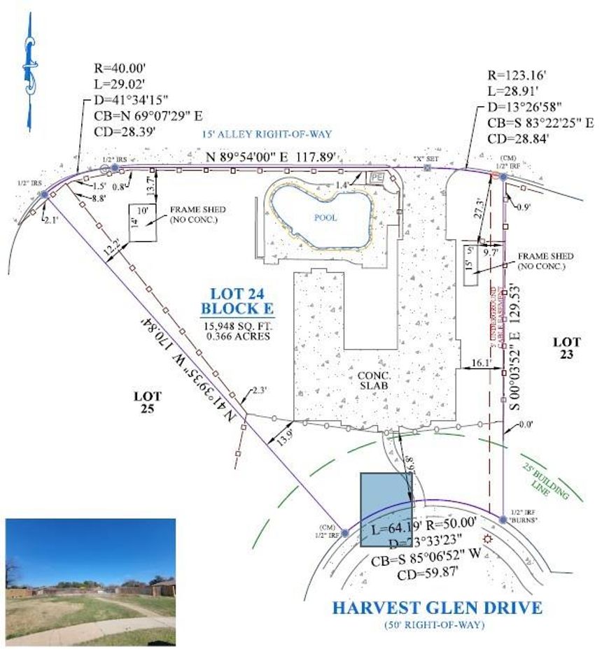 An outstanding opportunity to build your custom home in the established Richland Park community. Situated on a quiet cul-de-sac, this 0.366-acre or 15,948 sq ft residential lot offers both privacy and flexibility in a highly desirable location. The property features an existing foundation and a leveled site—providing a valuable head start for your construction plans. Partially fenced with convenient alley access, the lot allows for versatile design options, including rear-entry garage potential. With no HOA restrictions, you’ll enjoy greater freedom to create the home and lifestyle you envision. The generous dimensions accommodate a wide range of residential designs, from spacious single-story layouts to thoughtfully designed two-story homes with outdoor living areas. Ideally located just minutes from Richland Park and Buckingham Park, and offering quick access to major commuting routes throughout Richardson and North Dallas, this lot combines neighborhood charm with everyday convenience. Enjoy proximity to top-rated schools, popular dining, and premier shopping destinations. Bring your builder and make your dream home a reality in one of Richardson’s most convenient locations.