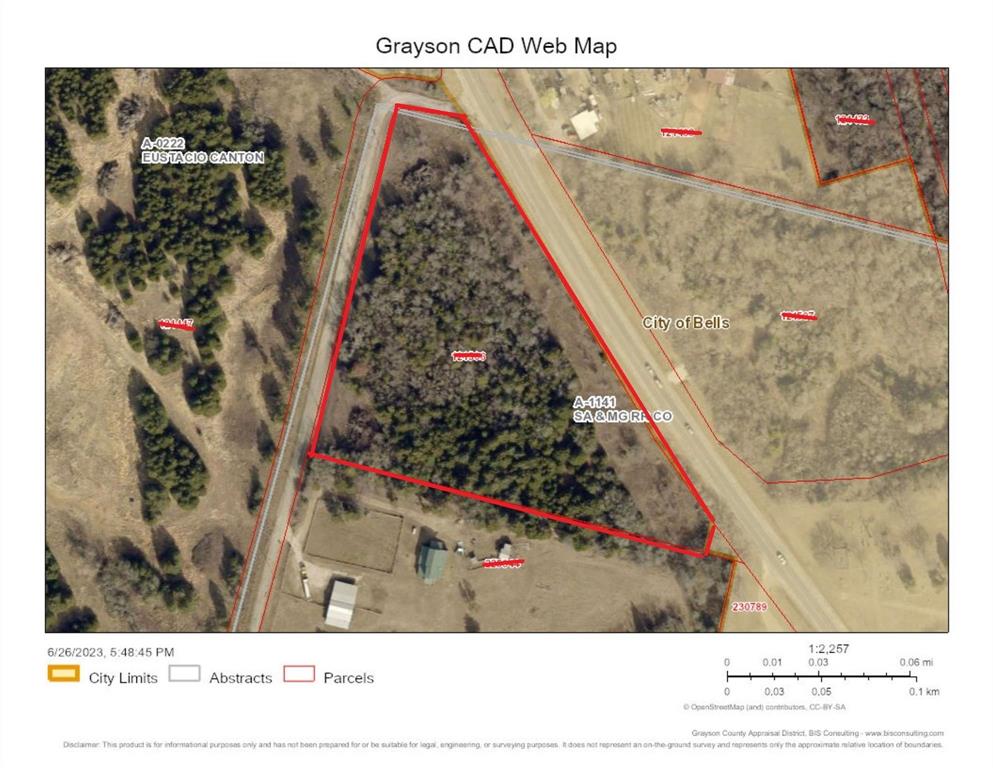 G-1141 S A M G R R CO A-G1141, ACRES 6.70 - Land