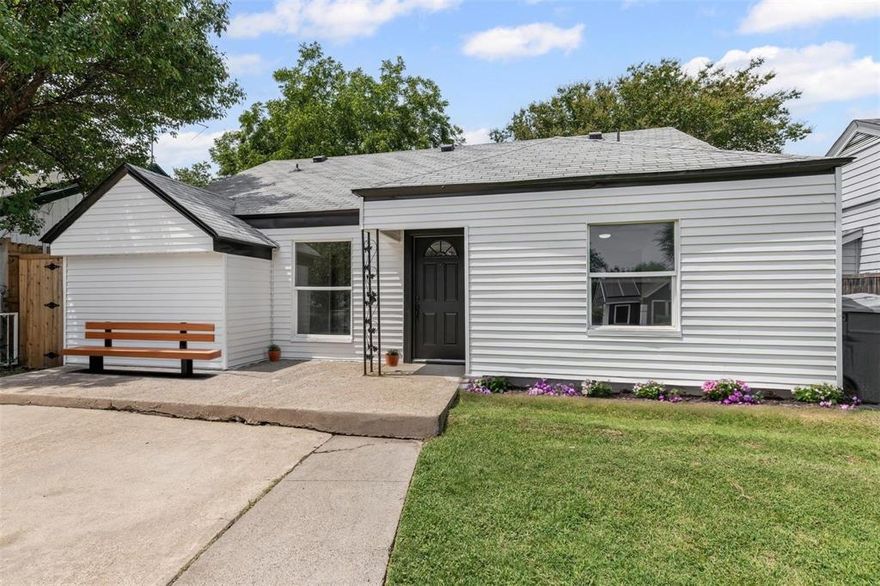 Discover this beautifully remodeled 4-bedroom, 3-bath home in the heart of Dallas, TX. Nestled on a charming block with well-kept homes, this property has been thoughtfully updated from top to bottom—nothing left untouched.

Step inside to find fresh interior and exterior paint, brand-new luxury vinyl plank flooring throughout the downstairs, stylish new doors with upgraded trim, and all-new light fixtures, ceiling fans, and hardware. The spacious kitchen features all-new cabinets with modern hardware, sleek black honed granite countertops, new stainless steel appliances, and a convenient laundry room just steps away. Bathrooms showcase new plumbing fixtures, fresh tile, and new mirrors for a clean, modern feel.
Upstairs is a real retreat! This area could be a great private bedroom or playroom, game room or flex office type space!

Major system upgrades provide peace of mind, including a complete cast iron plumbing replacement with PVC, new electrical panel, new HVAC system (inside and out), a new hot water heater, good foundation and more.

Outside, the large backyard is ready for entertaining with a brand-new fence and two storage sheds—perfect for hobbies, tools, or extra storage.

Located in the vibrant Love Field area, you’ll have quick access to the airport, shopping centers, the Medical District, schools, restaurants, and all that Dallas has to offer.
This property offers the perfect blend of comfort, location, and value.
