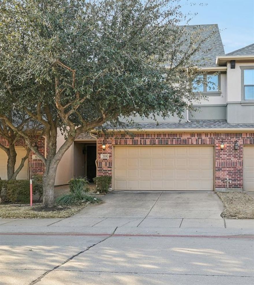 Beautiful townhome in great location! Wood floors adorn the entry, hall, dining, & family room. Gourmet kitchen with granite counters, knotty alder cabinets, tumbled marble backsplash, and stainless appliances. Primary Bedroom is perfect for king size furniture. Primary bath with furniture piece sink, separate shower, & jetted garden tub. Backyard is perfect for outdoor living & entertaining. Recently replaced HOA covered roof. Twin Creeks HOA has resort style amenities to enjoy such as pools, hike & bike paths, sport courts, ponds, creeks, and much more. This home is a MUST SEE!
