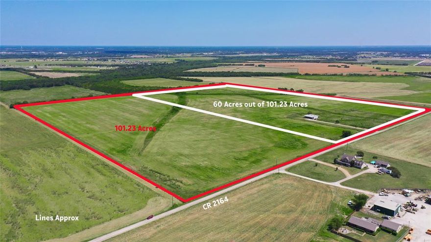 101+-  Acres of spacious land in Caddo Mills, TX! Great area for investments, development, or even agricultural purposes. Outside of city limits. AG Exempt. Income earning property with a barn-dominium home that is currently being leased at $1,500 per month. Too much Acreage? There is also 60 AC available out of this large Tract. Conveniently located just a few miles away from Caddo Mills, Greenville, Royse City, Interstate 30 and Highway 66. Come see this beautiful piece of land today!
