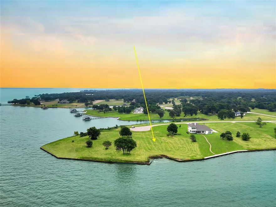 Set within the gated waterfront community of Admiral Shores on Richland Chambers Lake, this exceptional 1-acre lakefront lot offers the ideal foundation for your custom lake retreat. Tucked near the end of a quiet cul-de-sac, the property delivers expansive open-water views, natural privacy, and an impressive 320 feet of shoreline along the main body of the lake. The lot has already been cleared and features a steel retaining wall, saving valuable time and expense as you plan your build. With panoramic lake views stretching across calm waters, this setting is perfectly suited for a private boathouse, allowing you to step outside and launch straight into boating, fishing, or sunset cruises.

Admiral Shores is known for its relaxed atmosphere and thoughtful amenities, including gated access, a private park, marina, and excellent fishing opportunities. Short-term rentals are permitted, providing flexibility to enjoy the property full-time, use it as a weekend getaway, or generate income when you’re away. Utilities are installed, streets are paved, and the subdivision is designed exclusively for site-built homes, ensuring long-term value and consistency throughout the community. Located outside city limits yet easily accessible, this property offers a rare opportunity to create a personalized lakefront lifestyle on one of North Texas’ most desirable lakes. Whether you envision a peaceful escape, a family gathering place, or a smart investment, this waterfront lot offers the space, views, and freedom to bring your vision to life on Richland Chambers Lake.