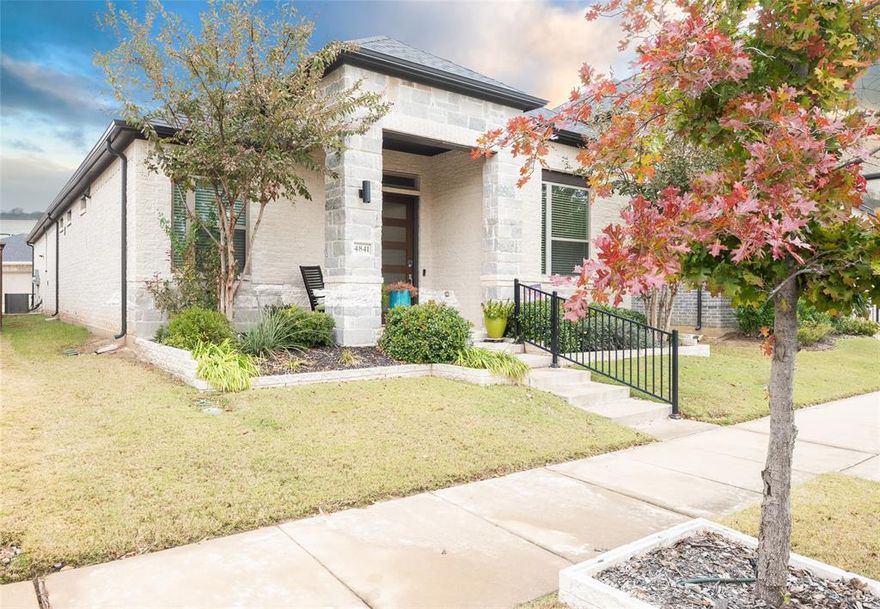 Do not miss this one!!  Built by Trophy Homes, this immaculate home that sits across from the walking trails features an open layout, large spaces including 2 bedrooms with a study that could easily be converted to a 3rd bedroom if desired.  Hard surface flooring, tall ceilings, upgraded lighting and finishes. Neighborhood amenities include walking trails, a pond, a playground and convenience to highways, restaurants, hospitals and churches!