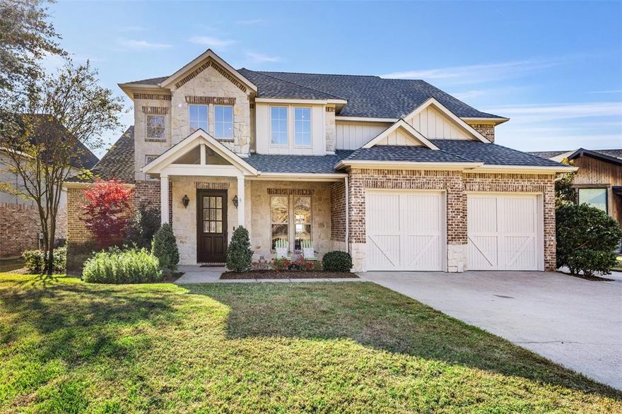 Family and Friends on the water super retreat! Room for everybody with 5 bedrooms (2 down!), 4 full bathrooms, and 2 living areas. Stunning entry with immediate water view through 8 foot tall wooden front door with 20 foot entry ceiling . Large Island is perfect for serving a large group. Kitchen has beautiful views of the water and large back yard. Triple driveway allows pickle ball court set up, basketball, bike riding, or just chalk art! Large deck (made from Trek) offers full view of the water and evening star gazing. City of Star Harbor offers a nine hole golf course and resident only boat launch. Downstairs ceiling height 10-20 feet. Upstairs ceiling height 9 feet. Improvements include, new roof 2025, new exterior paint 2025, and two new gas hot water heaters 2024. New boat dock just completed construction.