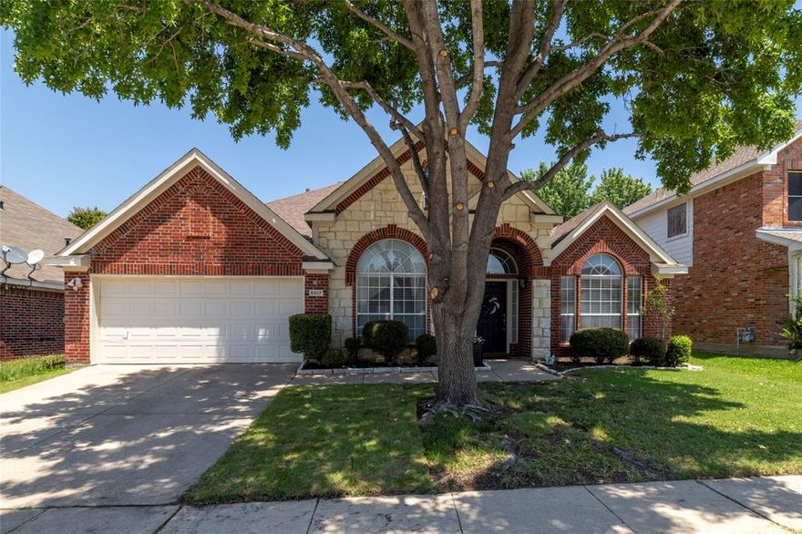 NEW PRICE! Absolutely Gorgeous Move-in Ready Home in Keller ISD—4-bdrm 2 bath or 3 bdrm w Office, offering 2,825 sq ft of thoughtfully designed living space, where timeless charm meets modern comfort. From the moment you arrive, you'll be captivated by the mature trees & manicured landscaping. Step inside to discover New LVP flooring,  Lush new carpet in bedrooms, soaring ceilings, and sun-filled rooms that make every space feel grand. With 3 versatile living areas, this home adapts beautifully to your lifestyle—whether you’re working from home, creating a media haven, setting up a playroom, or hosting formal gatherings. At the heart of the home, the light & bright kitchen blends style and function with warm-toned cabinetry, sleek granite countertops and tile backsplash. Ample counter space and smooth electric cooktop (w option of gas if you desire) make it perfect for both everyday meals & special gatherings. The spacious family room centers around a corner wood-burning fireplace with a stately mantle, while the adjacent dining area has backyard views and opens to the backyard through newly installed sliding glass door for indoor-outdoor living all year long. Your private primary suite is a true retreat, featuring a serene sitting area framed by a bay window, ideal for morning coffee or evening reading. The spa-like ensuite bath includes 2 separate walk-in closets, dual vanities, soaking tub, & walk-in shower—designed for relaxation and rejuvenation. Generously sized secondary bedrooms feature vaulted ceilings for added character and comfort.
Step outside to the backyard where mature trees and lush landscaping create the perfect backdrop for weekend BBQs or peaceful evenings on the patio.

 This home offers the ideal blend of tranquility and convenience—just minutes from Loop 820, Hwy 121, DFW Airport & a variety of shopping, dining, and entertainment. Don’t miss your chance to own this beautifully maintained home in one of the area’s top-rated school districts!