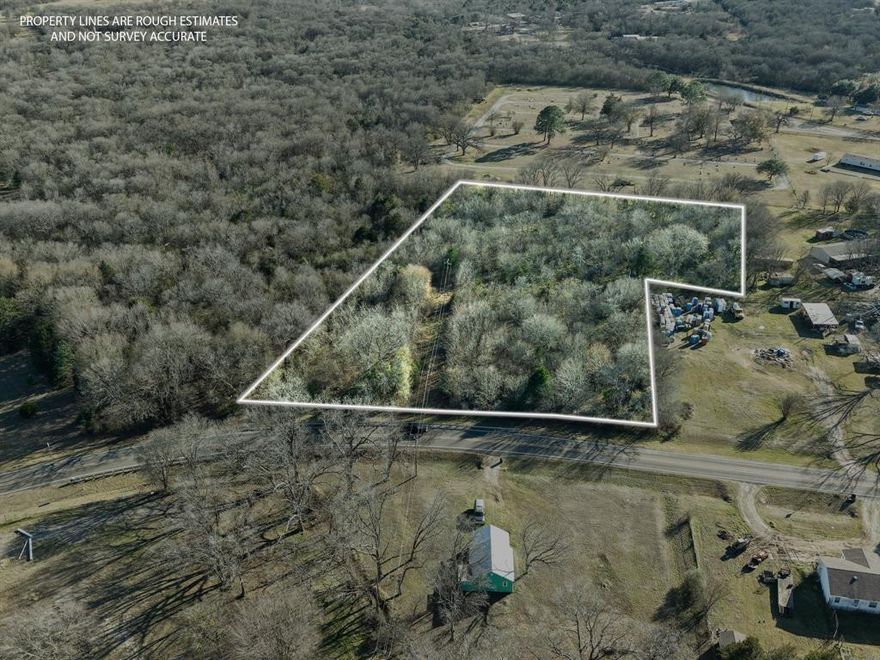 ACRESGE ZONED RESIDENTIAL, RICHLAND, TX - This 4.098 acres is undeveloped and sits on the curve on Main Street, Richland, TX. This property  has a great location and is zoned Residential but would actually make a great Commercial site based on the fact that it lies near other Commercial and sits not far off I-45 with easy access and on a great paved road. Property has no flood zone according to Land Id but Buyer can confirm as well. Buyer to confirm with City of Richland the cost of service and meters for water, sewer, trash service. And Buyer to confirm with Oncor the electricity availability. Neighbors on either side have utilities.  Please see signage and go and show with courtesy call to Agent.