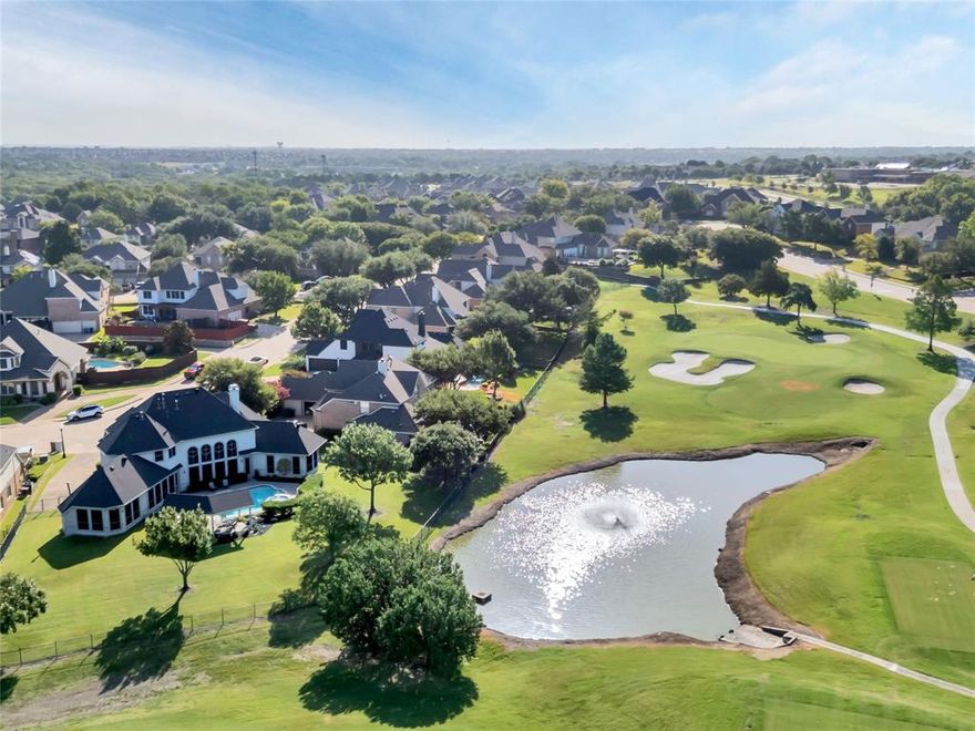 HUGE PRICE IMPROVEMENT on this prime golf course lot, offering stunning views overlooking Hole #11 and #12 of the Rockwall Golf and Athletic Club.
Built in 1999, this spacious 3,062-square-foot home boasts distinctive touches throughout. It features stained concrete flooring with an etched design, four bedrooms, two and a half bathrooms, a study, and two large living areas, all designed to maximize the gorgeous outdoor views. This home also includes 10-foot ceilings, epoxy garage flooring with a workbench, and abundant storage. You'll find two staircases: one leading to the family room and kitchen, and a beautiful decorative staircase with iron railings leading into the formal dining and living area with 20-foot ceilings. No wasted space in this home! The outdoor cabana overlooks a pool and spa, surrounded by the Golf Course Pond and fountain.
Beyond the home itself, The Shores Community provides an array of amenities for the whole family to enjoy, including tennis, golf, pickleball, swimming, and a room full of Exercise equipment.

Dial Donna!