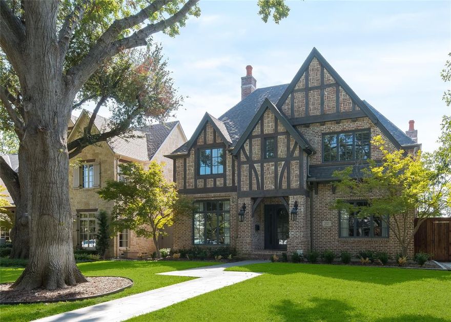 Welcome to this beautifully renovated 5+ bedroom home that features a center hall layout in the heart of University Park. Upon entry you'll be captivated by the bright, neutral palette and high-end finishes throughout. To your right, a study with a full bath enjoys flexibility should you need a guest suite. To your left, a cozy formal living room with a fireplace provides a warm setting for gatherings. As you continue, you’ll find a dining room leading to a remodeled eat-in kitchen and breakfast room that flows into the casual living room. With sliding doors that open to a patio with motorized screens, this home is perfect for indoor-outdoor living. The 5 ensuite bedrooms are located upstairs, including the spacious primary suite complete with dual vanities, a separate tub and shower, and dual closets, plus a game room off the back staircase. With modern updates, including a 2024 roof and sophisticated interior renovations, this home checks all the boxes!