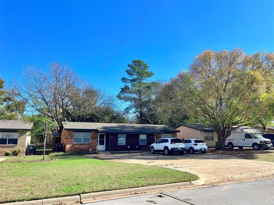 Rental portfolio that includes 8 total units side by side in a prime location in Arlington. Each full duplex is listed at $300k for a total of $1.2M. Homes are just minutes form University of Texas at Arlington, Arlington Memorial Hospital, AT&T Stadium, and GlobeLife Field. Units are fully leased out currently with 7 of the leases expiring in May 2026.