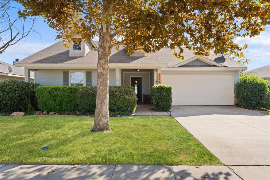 Charming single story home featuring an open floor plan and modern upgrades. Highlights include a stylish upgraded fireplace, laminate flooring, and stainless steel appliances. Enjoy a spacious backyard complete with a beautiful wooden pergola and a mature pear tree perfect for outdoor relaxation or entertaining. This move-in-ready home is prepared for its new owner!