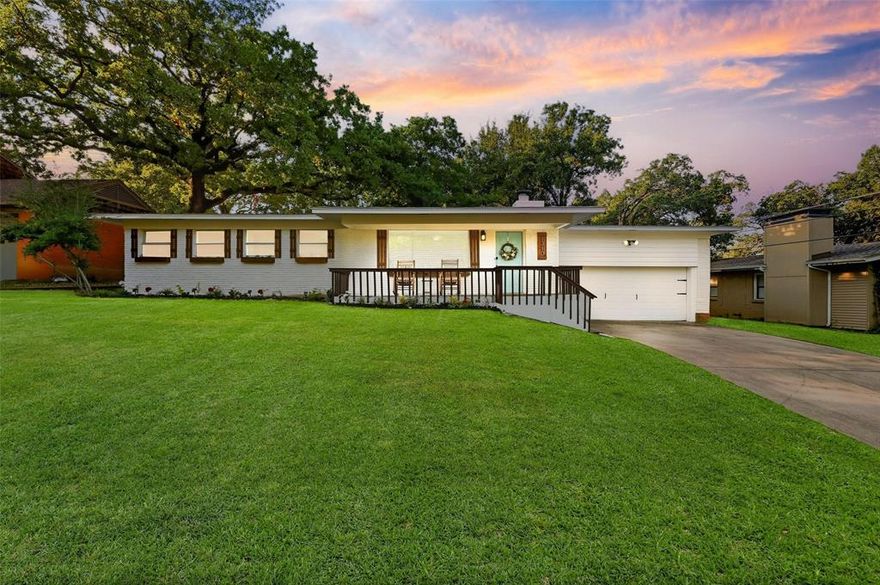 Discover this Cozy Gem in the Heart of Arlington!
A charming and versatile home just minutes from everything that Arlington has to offer, set back in the quiet Forest Park Subdivision.
This home has been thoughtfully updated throughout, starting with fresh interior and exterior paint that makes it feel crisp. Both the front and backyard have newly stained oversized decks, while fresh landscaping and new exterior shutters with planters add undeniable curb appeal. Inside, the master and guest bathrooms have been updated with stylish, modern finishes including new flooring throughout. The kitchen shines with granite countertops, freshly updated cabinetry, a brand-new gas range, new dishwasher, and a sleek new sink, making it as functional as it is attractive. 
This 3-bedroom beauty comes with a bonus flex room, perfect for a home office, guest room, or creative studio. Step inside and you’ll find a formal dining room for those special gatherings and a layout designed for both comfort and functionality.
And here’s the showstopper: a secret room hidden behind a well-placed bookcase—your own private hideaway for a library, hobby space, or just a little spot to enjoy a secluded slumber. Located in a prime Arlington location near the University of Texas at Arlington, AT&T Stadium (home of the Dallas Cowboys), Globe Life Field, shopping, dining and the entertainment district. Don’t miss your chance to own a property with character, convenience, and a few surprises up its sleeve!