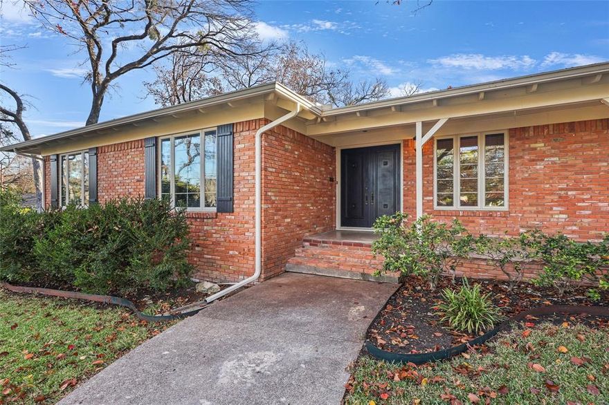 MULTIPLE OFFERS: Please submit best and final on Wednesday (12-27) by noon. Welcome to your dream home perched on a hill and nestled in the heart of the charming Kessler Park neighborhood. The unique pie-shaped lot is filled with mature trees and provides an expansive back yard retreat for entertaining or kids to play. Step inside and discover a thoughtfully designed interior with all living and entertaining spaces seamlessly connected. The formal living and dining are located in the front of the home and the den, anchored by a walled brick fireplace, and fully remodeled kitchen are located at the back of the home. The heart of the home is undoubtedly the remodeled kitchen, with state-of-the-art appliances, modern finishes with an eat-in breakfast room. The immense butler’s pantry is a standout feature, providing ample storage and countertop space, making it ideal for prepping meals or entertaining. The climate-controlled partial basement and electronic gated drive from Canterbury Ct.