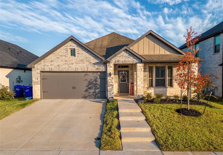 Welcome to your dream home! This new, modern 4-bedroom, 3-bathroom residence is available for lease in a vibrant community that offers not just a home, but a lifestyle. The heart of the home is the open-concept living space, seamlessly connecting the kitchen, dining, and living areas. This layout is ideal for entertaining guests or spending quality time with family. Take advantage of the community pool for a refreshing swim on warm days, and explore the scenic trails for your evening walks. Home is furnished with refrigerator, washer and dryer, ready for move in! Reach out today and lets get you into your new home!