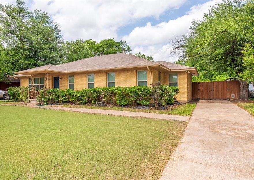 Beautifully maintained and ideally situated in a prime Dallas location, this estate property blends timeless character with thoughtful updates throughout. The flexible layout includes four spacious bedrooms, three full baths, and multiple living areas designed to adapt seamlessly to today’s lifestyle needs.

Warm hardwood floors lead into an inviting family room anchored by a classic brick fireplace. A versatile formal room can function as a dining area, second living space, or flexible use room. The updated kitchen is perfect for both everyday living and entertaining, offering stainless steel appliances, a breakfast bar, tile backsplash, and generous cabinet and counter space.

The private primary suite features a walk-in closet and an updated ensuite bath with an oversized walk-in shower. Two additional bedrooms provide comfort for family and guests or can easily serve as an office, study, or hobby room.

Step outside to a spacious covered patio overlooking a deep, fenced backyard. The oversized lot offers abundant space to garden, play, or relax with added privacy and room to personalize.

Recent Updates Include:
• New HVAC and water heater
• New roof and dryer vent
• New exterior siding with moisture barrier
• Silicone-sealed exterior paint
• Gutters and patio cover
• Eight-foot cedar privacy fence
• Serviced garage door

Additional features include ceramic tile flooring in the bathrooms, updated finishes throughout, and an open, welcoming layout.

Please note: This is an estate sale, and a seller’s disclosure will not be provided. Some photos have been virtually staged.

A rare opportunity to own a well cared-for home on a private, oversized lot in Dallas. Schedule your private tour today.