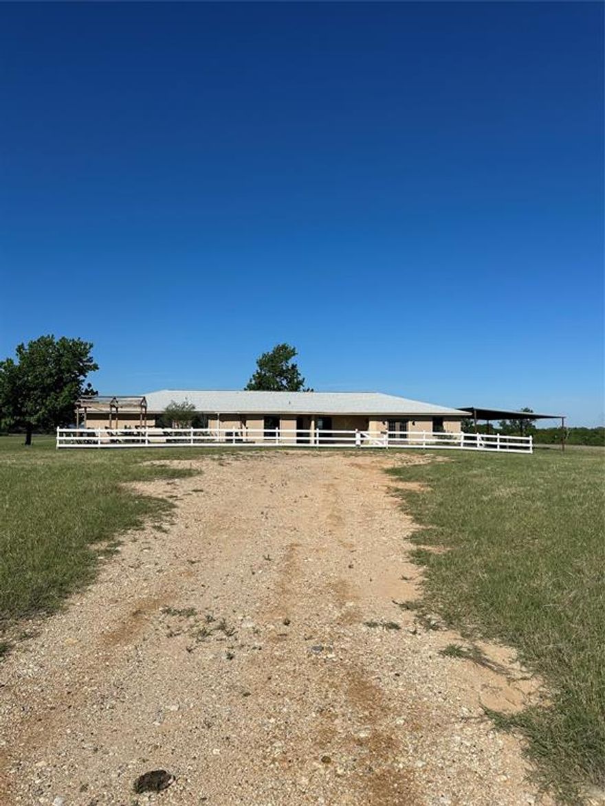 Charming 3-Bedroom, 2-Bath Stucco Home on 7.6 Acres more or less.  Ag Exempt & Horse-Friendly!

Discover the perfect blend of comfort and country living with this beautifully maintained 3-bedroom, 2-bath home set on  7.6 acres more or less of ag-exempt land. Featuring an open floor plan, this stucco residence includes a cozy wood-burning stove, perfect for relaxing evenings. The spacious layout is ideal for both family living and entertaining. 

Enjoy breathtaking views from every angle, thanks to the gently rolling landscape covered in lush Coastal grass, dotted with a few mature trees for shade and character. Horse lovers will appreciate the wide-open space and horse-friendly setup.

Tucked away down a secluded private drive, this property offers exceptional privacy, complete with an automatic gate for added security and convenience.