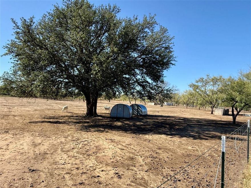 If you’re looking for a manageable rural tract with utilities available and paved road frontage near Early, TX, this 10-acre property is a perfect fit! The land is completely fenced and cross-fenced, offering excellent space for livestock or 4H projects. It features a large surface tank for watering animals or attracting wildlife, gentle rolling terrain, and a nice cover of Mesquite trees and a few live oak trees for shade and privacy.

The layout offers multiple potential home sites. This tract provides peaceful country living with easy access to town—an ideal setting to build your dream home, enjoy weekend getaways, or expand your agricultural operation.  Rural water and electricity are available as well as paved road frontage.