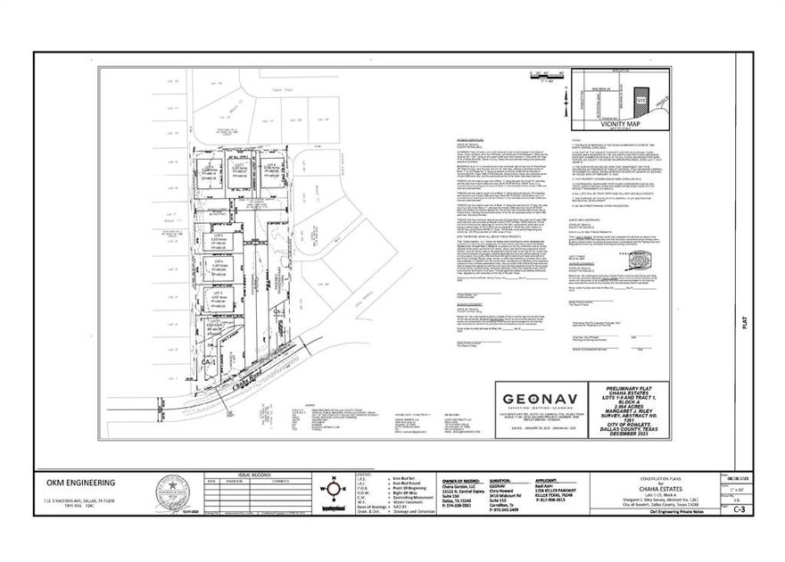 An exceptional investment opportunity for home builders at 3713 Chaha Rd, Rowlett, TX - seven finished single-family lots poised for development. This premium parcel is ideally situated close to the scenic Lake Ray Hubbard, offering future homeowners picturesque views and a host of recreational activities. 

Each lot is construction-ready, providing a streamlined path for the development of a charming residential community. Capitalize on the appeal of lake proximity, combined with the tranquility of suburban living and the convenience of nearby amenities. This is a prime location for builders looking to make a mark in a desirable area, with the promise of attracting discerning buyers seeking a blend of comfort and convenience. Seize the opportunity to develop a standout project in a sought-after setting. Act now to build the foundation of a thriving community.