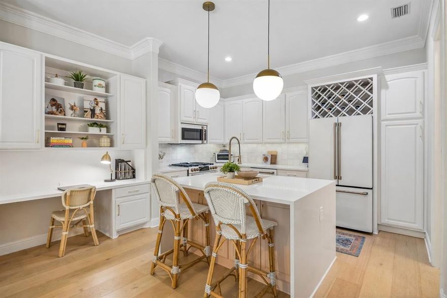 Your favorite spots just became your neighbors! This updated townhome sits right in the heart of it all—walkable to top restaurants, coffee shops, and nightlife. Inside, you’ll find fresh updates, an open layout, and unique, thoughtfully designed details that make the home feel anything but cookie-cutter. The beautifully updated kitchen opens seamlessly to the spacious living area and dining space—perfect for hosting or everyday living—with a private balcony just off the main floor for that effortless indoor-outdoor feel. The primary suite is a true retreat, complete with His & Her closets, dual sinks, a soaking tub, a separate shower, and a fully updated bathroom designed with both style and function in mind. The large guest bedroom features its own ensuite bathroom, offering comfort and privacy for guests or roommates. Upon stepping onto the rooftop, you’re greeted with fresh decking and a space that’s perfect for entertaining or unwinding while taking in the energy of one of Dallas’ most vibrant neighborhoods!