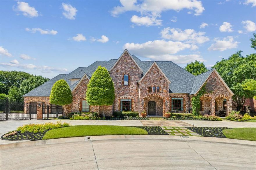 Welcome Home to this extraordinary, custom-built estate situated on a beautifully manicured .69-acre lot and boasting 8,120 sq ft of thoughtfully designed living space. Just a short stroll to Timarron Country Club, this home is a perfect blend of elegance, comfort, and state-of-the-art features. At the heart of the home is a chef’s dream Kitchen. Designed for both daily living and grand entertaining, it features two oversized islands, top-of-the-line Wolf appliances, 6-burner gas stove, Sub-Zero refrigerator with four freezer drawers, 2 Bosch dishwashers, ice maker, steam oven, warming drawer, walk in pantry and custom Bentwood cabinetry throughout—delivering both beauty and performance. Relax in the luxurious Primary Suite with fireplace, spa like Bathroom with his and her custom closets, steam shower, heated floors, dry infrared sauna and custom cabinetry. Also discover four spacious Bedrooms, each with its own private en-suite Bathroom, plus a fully equipped Second Primary Suite with a kitchenette—ideal for extended family or guests. Other incredible features include a wood burning stove, cozy Screened In Porch with fireplace, Media Room, 2 Offices, Wine Grotto, Game Room with a full second kitchen setup, ideal for event prep, hobbies, or holiday hosting, a Safe Room for added security, 4 Car Garage with 2 attic lifts, custom flooring imported from Germany and custom workshop. Outdoors, enjoy a true resort experience with a sparkling pool complete with beach entry, slide and waterfall, two outdoor kitchens, and multiple entertaining areas.  With exquisite high-end upgrades, this custom estate offers an unmatched lifestyle in a sought-after location. It’s more than a home—it’s a private retreat, perfect for those who value luxury, space, and quality craftsmanship. New Roof Dec 2024, 4-HVAC's replaced in 2019, 2 water heaters replaced in 2019, New Windows in 2020, Generator, and Pool Equipment replaced in 2020.  Don't miss this Gem in the heart of Southlake!