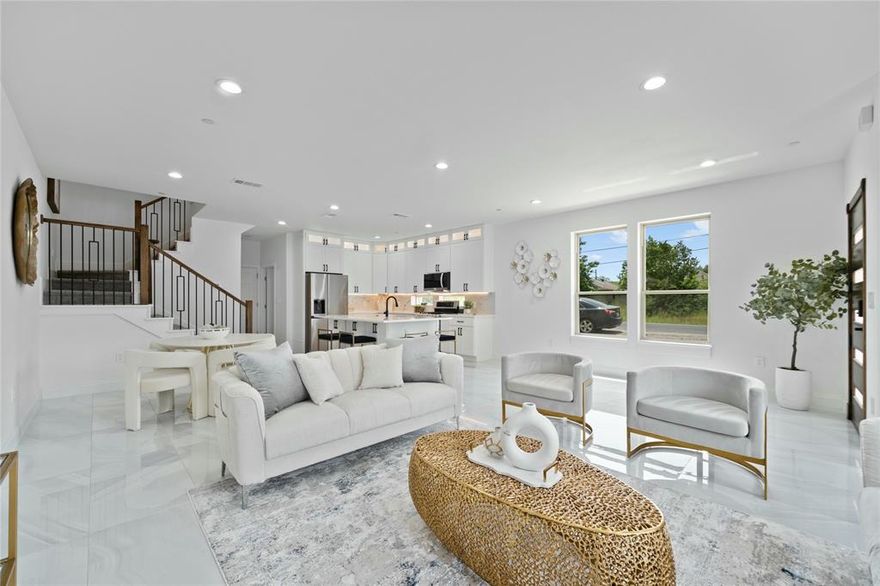 Step into effortless style and comfort in this beautifully crafted townhome, nestled within the welcoming Park Plaza Townhomes community in Sachse. Spanning 2,003 square feet, this two-story residence offers 3 bedrooms and 2.5 bathrooms, seamlessly combining timeless Mediterranean-inspired architecture with today’s most desirable modern finishes. From the moment you enter, you’re greeted by soaring ceilings, abundant natural light, and an airy open-concept design that makes everyday living feel elevated. The heart of the home is a stunning, thoughtfully designed kitchen, complete with sleek quartz countertops, stainless steel appliances, an oversized island, and ample storage—perfect for everything from quiet mornings to lively gatherings. The adjoining great room creates an inviting space to unwind, entertain, and make lasting memories. Upstairs, the private owner’s suite serves as a true retreat, featuring a cozy sitting area, dual vanities, a spacious walk-in shower, and a generous walk-in closet. Two additional bedrooms and a full bath provide flexibility for guests, family, or a dedicated home office. Thoughtful details continue throughout, including a rear-entry two-car garage, a charming balcony, and low-maintenance outdoor space—ideal for those seeking convenience without sacrificing comfort. Perfectly situated within Garland ISD, this home offers close proximity to local schools, dining, shopping, and everyday essentials. With quick access to the George Bush Turnpike and just minutes from Firewheel Town Center, everything you need is right at your fingertips. Experience this residence firsthand and envision your next chapter. At Park Plaza Townhomes, you’ll discover a lifestyle that’s both connected and carefree—with opportunities to personalize your space and truly make it your own.
