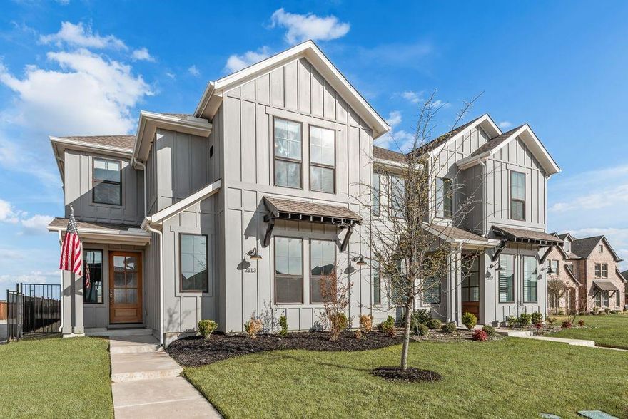 **Rare opportunity for qualified VA-eligible buyers to assume a 5.25% VA interest rate—a major savings opportunity in today’s market, contract must be fully executed by April 30. For buyers who are not VA loan qualified, they can receive up to 1% of final sales price toward closing costs when using preferred lender.**

Move in Ready home in Walsh! If you’ve been looking in Walsh but don’t want to wait on new construction… this is the one.
True end-unit living—more yard space, more privacy, and noticeably more natural light.
From the moment you walk in, the soaring ceilings and natural light make this home feel open, bright, and easy.
The layout just makes sense: Primary suite downstairs (your own private retreat), Open kitchen with oversized island + walk-in pantry, Upstairs game room with flex space for work, media, guests, or however you need it to be used, Two oversized secondary bedrooms with walk-in closets
Whether you’re hosting or just enjoying a quiet night in, this home flows.
Step outside to your covered patio… or take full advantage of what Walsh is known for:
Resort-style pools, fitness center, tennis, basketball, sand volleyball, fishing lagoon, trails, parks, and even a makerspace. And the location? Walk to Walsh Elementary. Quick access to I-30. Minutes to everything you need.