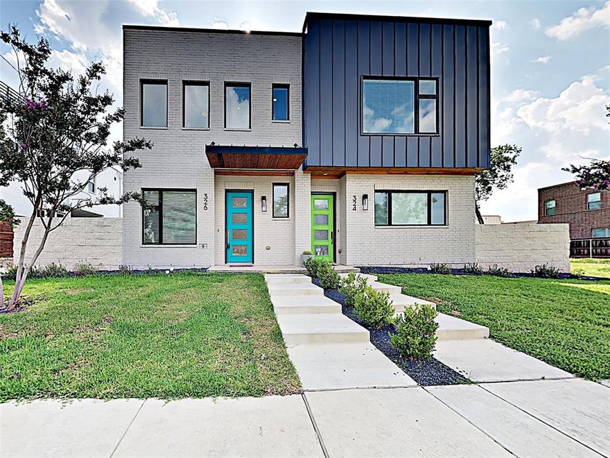 One-month free rent to be applied for the 2nd full month (RBP cost excluded from promotion) Check out this stunning, recently built two-story property that boasts not one but two master bedrooms on the second floor. Plus, there's an extra room upstairs that could serve as a living room, office, or den - you choose! The first floor features an open living area along with a beautiful, fully equipped kitchen. Highlights include an island, pantry, stainless steel appliances, and ample cabinet space. There's also a half bath on the first floor for added convenience, and access to a two-car garage. Step outside to find a fenced yard complete with a covered porch, perfect for those relaxing afternoons. Located right in the Cultural District, you're just a stone's throw away from University Dr, shopping, and numerous restaurants. Bonus: Yard care is included in the rent! Don't miss out on this gem! Direct access to the park just across the street. 

This property is eligible for deposit alternative coverage in lieu of a security deposit. For information and enrollment, please contact our leasing team and enjoy a deposit-free renting experience.
 Resident Benefit Package: $42.00-month. Includes HVAC air filter delivery, Liability Insurance, Credit Reporting, Rewards Program, and much more! 
This property is eligible for deposit alternative coverage in lieu of a security deposit.