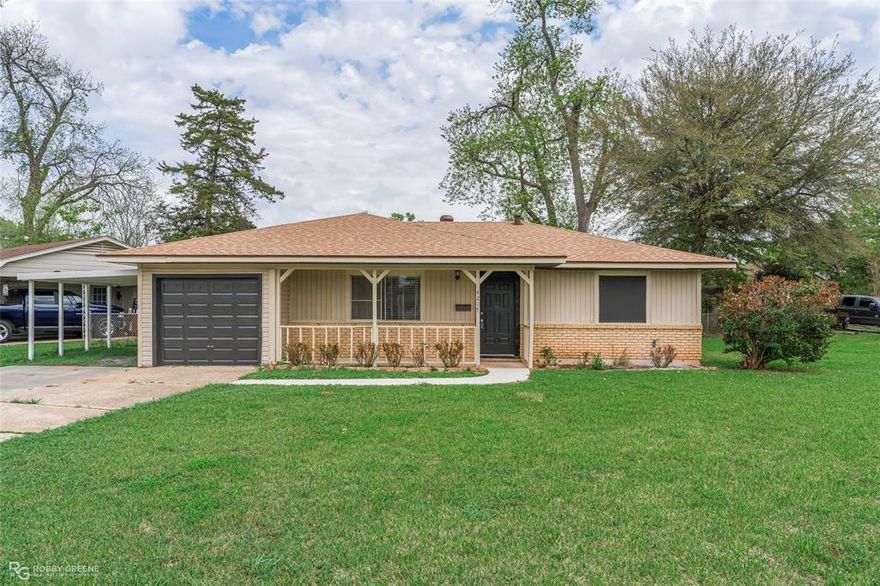 Welcome to 4217 Logan Street—an updated South Bossier gem in the desirable Shady Grove Subdivision! Ideally located just minutes from Barksdale Air Force Base, this move-in ready 3-bedroom, 1-bath ranch-style home offers 1,344 square feet of comfortable living on a spacious fenced corner lot.

Step inside to a beautifully refreshed interior featuring new luxury vinyl tile flooring throughout the living room, hallway, and bedrooms, fresh interior paint, new crown molding, and updated lighting with ceiling fans and LED fixtures. The comfortably sized den includes a console with an electric fireplace, creating a warm and inviting space to relax.

A versatile bonus room with new carpet offers flexibility as a potential 4th bedroom, office, craft room, or homeschooling space.
The kitchen shines with stainless-steel appliances, new granite countertops, a stylish backsplash, tile flooring, and a newly added garbage disposal. Appliances include a gas stove, built-in microwave, dishwasher, and refrigerator. The laundry room is equipped with a brand-new washer and dryer for added convenience.

Additional improvements include a new garage door opener in the enclosed garage for easy access. The property also features a one-car carport, one-car enclosed garage, and extra driveway parking.

Outside, enjoy a fully fenced backyard with two storage buildings—perfect for tools, hobbies, or storage.

Conveniently located near Barksdale AFB, the VA Hospital, BPCC, the Louisiana Boardwalk, East Bank District, shopping, dining, and I-20, I-49, and I-220. Less than 5 minutes from Mike Woods Park with its pool, sports courts, walking track, picnic facilities, and playground. Walking and biking distance to Sun City Elementary, Elm Grove Middle, and the Bellaire Complex which features a fitness center, childcare, café, pickleball, Dance Loud Academy, music and martial arts programs, counseling services, and more.

Move-in ready with updates throughout...schedule a showing today!