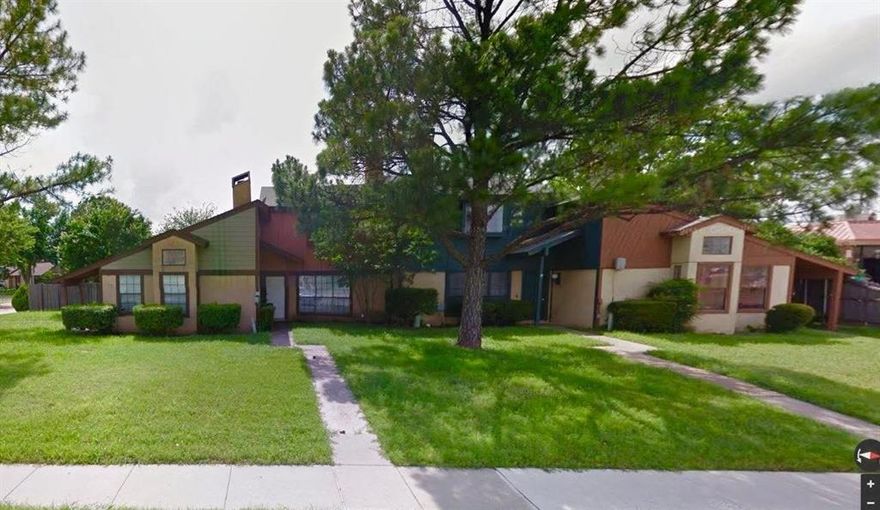 Four Lewisville townhomes on four lots sold as a package deal! Rare opportunity to buy and hold or redevelop on a deep .48 acre corner piece of property!  Two units at 1240 sf each and two at 1000 sf each. Enjoy a spacious living rooms, separate areas for dining and sunny kitchens. Two bedrooms and one full bathroom upstairs with half bath downstairs in each unit. You will love the sunny kitchen, brick fireplace, Parquet flooring, carpeted stairs and bedrooms, tile in kitchen, electric appliances, washer and dryer hookups in laundry closets, private fenced patios with grassy back yards plus a two-car garage. Located directly across from Lewisville High School and minutes to Lake Park Golf Course, Lewisville Lake and close to amenities, shopping and transportation. These are great townhomes that need a little bit of work to breathe new life into the and get top dollar rental income for the area.  Showings only after executed contract, please. Zoned MF-2. Please see attached Sellers Disclosure and Survey. *Tenant's belongings are excluded from this sale.*