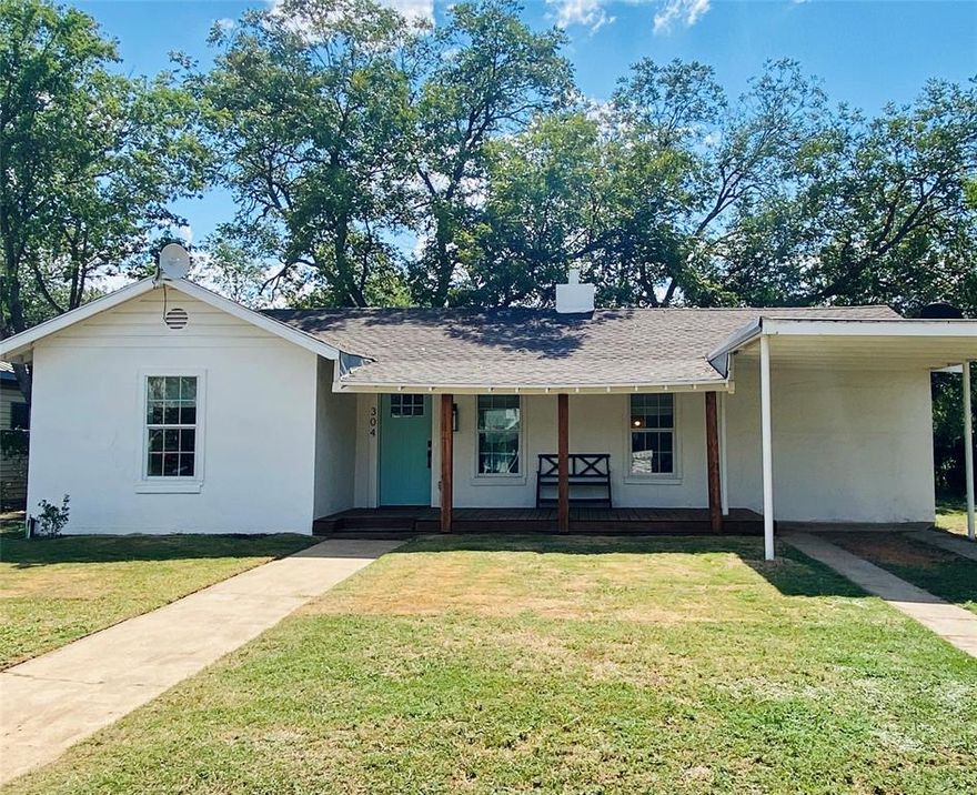 Charming older home with hardwood floors, recently updated and comes fully furnished! Currently being used as a short term rental. Kitchen appliances:Gas Range, Microwave and Dishwasher all 4 years old. All appliances will stay with the home including Refrigerator, Washer & Dryer. Recently replaced Roof and Water Heater. Huge Backyard has deck and mature trees. Quiet neighborhood.