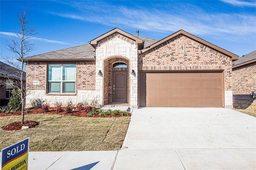 Well sought after 1 story home with 4 beds and 2 baths. Kitchen includes new appliances: refrigerator, gas cooktop, dishwasher, and walk-in pantry. Brand new washer and dryer included. Kitchen has a beautiful breakfast dining area. Very close to elementary school, Lizzie Curtis. Great location to live, close to Alliance shopping center, Costco, Target, hospitals, and shopping malls (Tanger Outlet). Enjoy the beautiful community pool and playground.