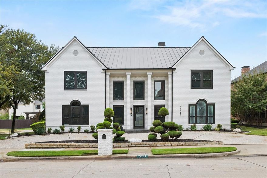 This east-facing residence is a true showcase of modern elegance and refined luxury within the coveted gated community of Hackberry Creek Estates. From the striking iron front door with frost technology to the seamless flow of natural light, every detail reflects thoughtful design and craftsmanship. The chef’s kitchen is a statement in both beauty and function, featuring custom white oak cabinetry, a marble slab island, and professional-grade finishes that elevate everyday living. Rich hardwood floors extend throughout the main level, adding warmth and sophistication. One of the home’s signature features is the expansive collapsible sliding patio door, blurring the line between indoor and outdoor living—perfect for entertaining or enjoying peaceful moments in the private backyard. The primary suite is a true retreat, highlighted by a spa-inspired ensuite bath with a dramatic 10-foot frameless glass shower and a custom-designed walk-in closet offering abundant storage. For entertainment, the fully equipped theater room delivers an unparalleled cinematic experience, complete with stadium seating, six reclining chairs with built-in charging ports, a 100-inch screen, commercial-grade projector, Dolby surround sound, and a powerful subwoofer. Blending style, comfort, and innovation, this home is a rare opportunity to enjoy updated luxury in one of Irving’s most sought-after communities.