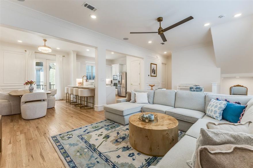 Completely reimagined and fully renovated in 2025, this stunning townhome in the heart of Lower Greenville stands out with high-end finishes and a thoughtful, modern design that goes well beyond typical updates in the area. Every detail has been carefully upgraded, creating a clean, elevated, and truly move-in ready home. The main living level features a bright, open-concept layout with seamless flow between the kitchen, dining, and living spaces—ideal for both everyday living and entertaining. The fully renovated kitchen is a true centerpiece, showcasing sleek custom cabinetry, upgraded countertops, stainless steel appliances, and refined finishes throughout. The primary suite is a true retreat, featuring a completely transformed, spa-inspired bathroom with a large walk-in shower, dual vanities, and an oversized walk-in closet. Secondary bedrooms offer generous space, natural light, and beautifully updated bathrooms with elevated design details. A flexible first-floor space provides the perfect setup for a home office, gym, or guest area, adding versatility to the floor plan. One of the most rare and valuable features is the private backyard, offering space to relax or entertain, an uncommon find this close to the city. Even more rare, this property offers NO HOA, providing added financial savings and freedom compared to surrounding townhomes and condos. Situated in the highly sought-after Lower Greenville and Knox-Henderson corridor, you are just minutes from Trader Joe’s, Truck Yard, HG Supply Co., and some of Dallas’ best dining, shopping, and nightlife. Fully renovated, move-in ready, and positioned in one of Dallas’ most walkable and vibrant areas this is a rare opportunity you don’t want to miss. With close proximity to Downtown Dallas, Uptown, and major highways, this location offers unmatched convenience for both work and play. If you're looking for your new primary residence this home checks every box with style, location, and long-term value.