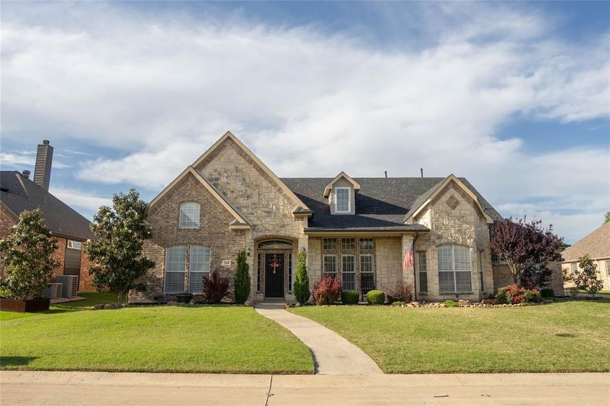 Experience the perfect blend of country serenity and modern luxury in this stunning 4-bedroom home, nestled in the highly acclaimed Lovejoy ISD in Lucas, Texas. This thoughtfully designed residence offers an open-concept layout that flows seamlessly from the heart of the home to its premium entertainment spaces and expansive outdoor area. Four Spacious Bedrooms that includes an oversized master suite, A functional layout providing ample space for family and guests alike. Transform movie nights into a private cinema experience in a cozy media room. Game Room is Located upstairs for maximum privacy, this spacious game room provides the ultimate setting for game days and playtime. Large oversized backyard to Enjoy family time in the evenings and a landscaped backyard that feels like your own private park. Expansive Covered Patios to Relax or host year-round gatherings under or just sit outdoors and enjoy the peacefulness. Lovejoy ISD Excellence is known for some of the top-rated schools in North Texas, ensuring long-term value and top-tier education.