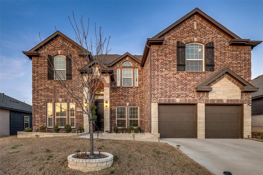 Is there a 4-bedroom home in Primrose Crossing Fort Worth built in 2022 with space for everyone? This 3,364 square foot two story offers 4 full baths, 3 living areas, 2 dining spaces, and a flexible layout in Crowley ISD.

Like brand new, this meticulously maintained home was built in 2022, with a traditional elevation of brick and stone veneer and a touch of modern design with everyday functionality. The open concept living area features a gas fireplace and flows into a well appointed kitchen with gas cooktop and stainless steel appliances. Luxury vinyl plank and tile flooring provide both style and durability.

Upstairs living space adds flexibility for a game room, media area, or secondary lounge. All bedrooms are generously sized with easy access to a full bath for added comfort.

Enjoy quiet evenings on the covered patio surrounded by a privacy fenced backyard.

If you are searching for a 4-bedroom home in Primrose Crossing Fort Worth with modern construction and room to grow, this one is ready to tour.