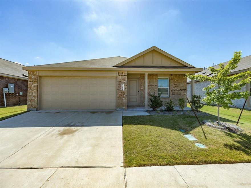 Beautiful newer build 4-bedroom, 2-bath home located in the growing community of Ennis, TX! This move-in ready home offers a bright and open floor plan designed for modern living and effortless entertaining. The spacious kitchen features sleek countertops, abundant cabinet space, modern appliances, and a large island overlooking the living and dining areas. The private primary suite includes a spacious walk-in closet and an ensuite bath. Three additional bedrooms provide flexibility for guests, a home office, or growing families. Enjoy energy-efficient features, neutral finishes, and plenty of natural light throughout the home. Step outside to a large backyard with room to entertain, play, or create your dream outdoor space. Conveniently located near schools, shopping, dining, and quick highway access for an easy commute. Don’t miss the opportunity to own this beautiful home in one of Ennis’ desirable newer communities!
