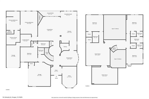 Tiny photo for 741 Almeda Lane, Prosper, TX 75078 (MLS # 21164301)