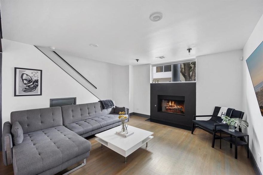 This stylish condo, designed by the late award-winning architect Ron Wommack, offers a lock-and-leave lifestyle steps from the Katy Trail. Perfectly positioned between Knox Street and West Village, it blends the best of vibrant city living with a serene tree-lined street. The open-concept layout is ideal for entertaining, while the spacious owner’s suite comfortably accommodates both a king-size bed and a full workstation. The upgraded bath and generous walk-in closet create a refined retreat perfect before strolling to dinner at the new Terminal. Complete with a private one-car garage, this home pairs convenience with rare walkability. Surrounded by premier shopping, dining, parks, and trails, this is one of Dallas’s most enviable locations, with a completed update. This is an incredible value in the heart of it all.